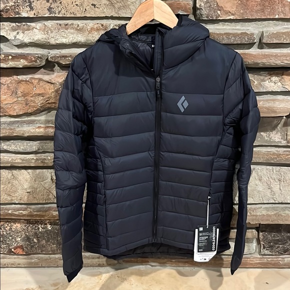Black Diamond Jackets & Blazers - Black Diamond Access Down Hoody Quilted Puffer Black Jacket 800 FP Goose Down